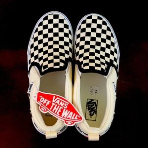 Vans slip on classic checkerboard